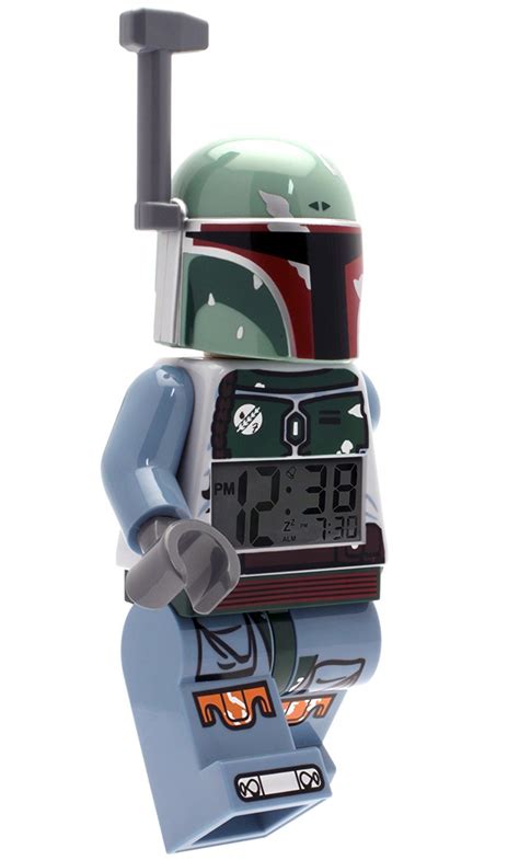 Lego Star Wars Boba Fett Minifigure Alarm Clock Britishshopinwarsaw