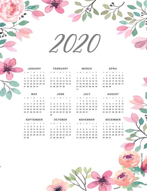 Printable Calendar 2021 Free Free 2021 Printable Calendar Pdf To