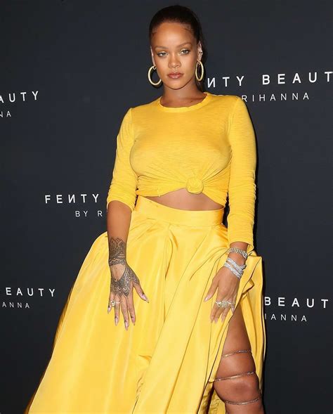 Rihanna At The Fenty Beauty By Rihanna Launch In Brooklyn New York