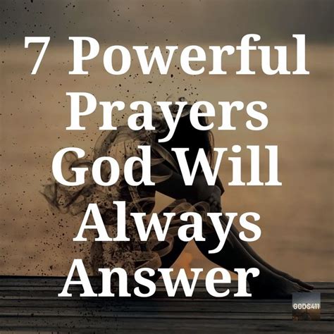 7 powerful prayers god will always answer [video] inspirational quotes god christian quotes