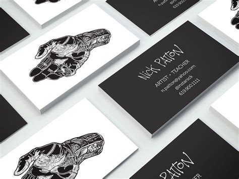11 Artist Business Card Examples To Inspire