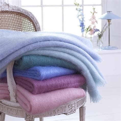 Mohair Throws Jewel Colours