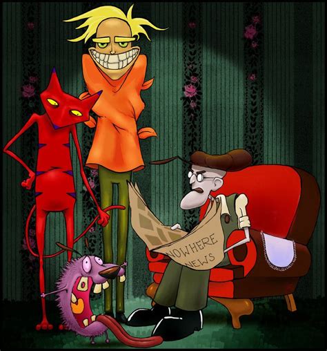 Courage The Cowardly Dog By Etve On Deviantart Cartoon Classic