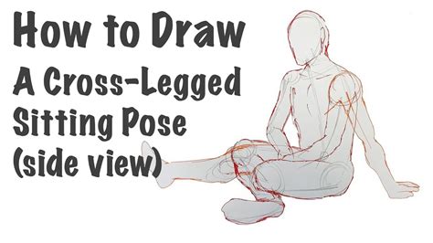 In this video i show you how to draw a woman sitting on an object with her legs crossed. How to Draw a Cross-Legged Sitting Pose (from the side ...