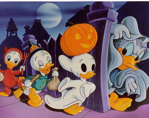 Donald Duck Halloween 8×10 Photo H4342 Halloween Cartoons Disney
