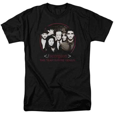 Scorpion Shirt Cast Black T Shirt Scorpion Cast Shirts