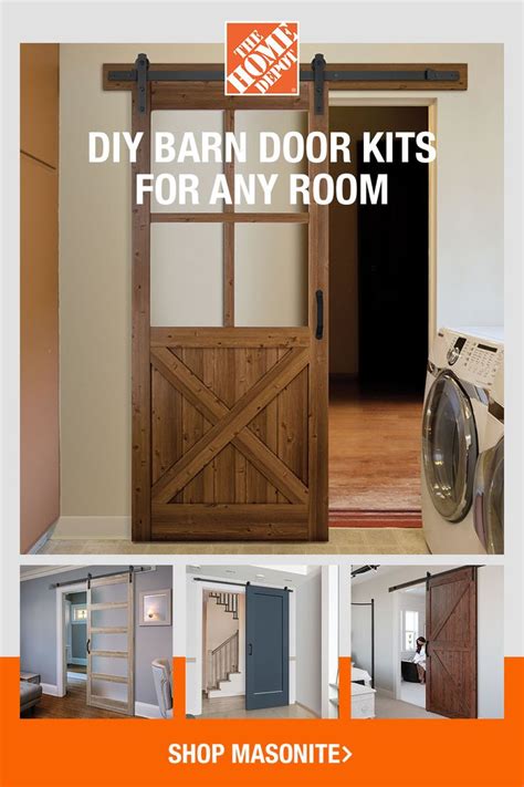 Update Your Home With Easy To Install Masonite Barn Door Kits Barn
