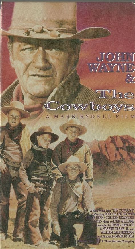 The Cowboys Vhs John Wayne Bruce Dern Roscoe Lee Browne Colleen