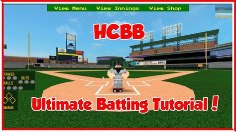 Ultimate Batting Tutorialhow To Hit Homeruns Hcbb 9v9 Roblox