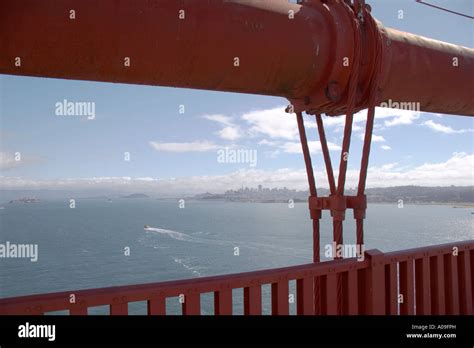 Sample Of The Golden Gate Bridge Cable Stock Photo Alamy