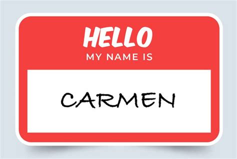 Carmen Name Meaning Origin And Significance