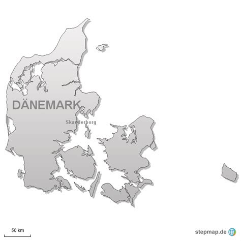 .dänemark deutschland dominica dominikanische republik dschibuti ecuador elfenbeinküste el ab 14,50 €. DÄNEMARK von QFC - Landkarte für Dänemark