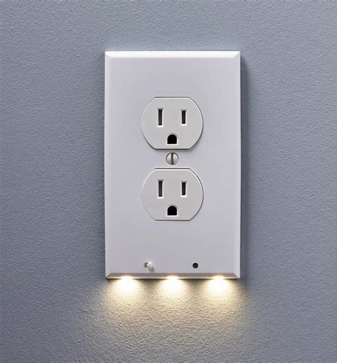 Duplex Style Led Outlet Cover Plate Lee Valley Tools