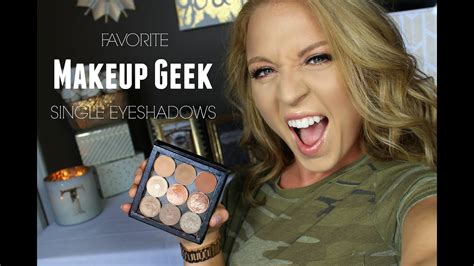 Favorite Makeup Geek Shadows L Swatches Youtube