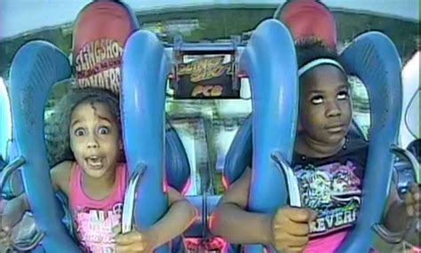 Two Girls Lose Their Minds On The Slingshot Ride And They Are Our New