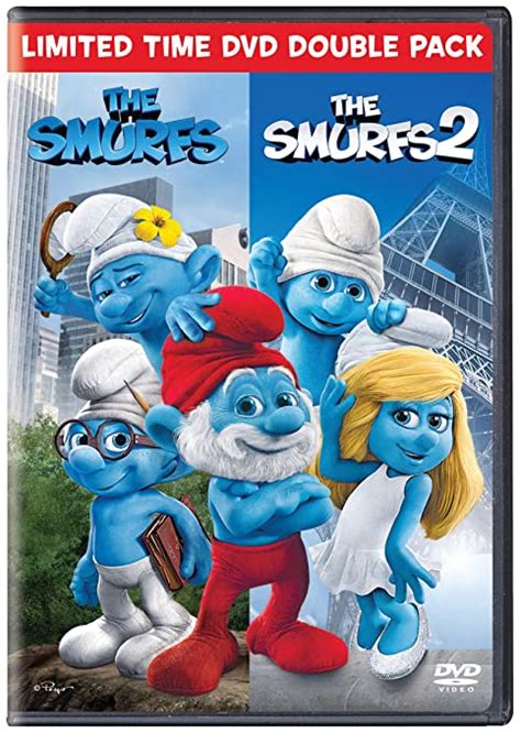 The Smurfs 2 Movies Collection Smurfs 1 And 2 2 Disc Limited Edition