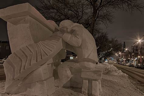 Snow Sculpture Winnipeg Each February Winnipeg Has The F Flickr