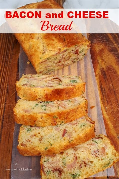 Very Tasty Quick Bacon And Cheese Bread Recipe Which Can Be Served As A