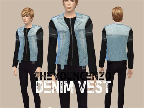 The Sims Resource Denim Vest