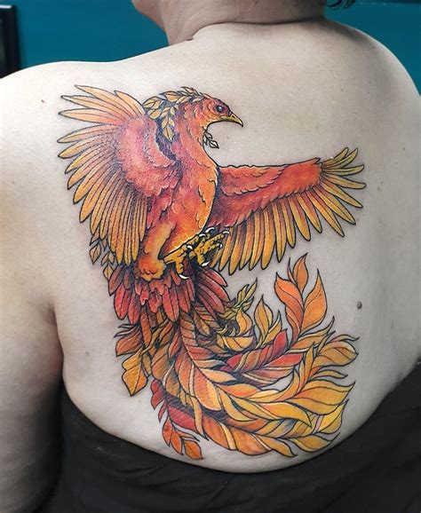 A Phoenix Of Smoldering Intensity 20 Phoenix Tattoos