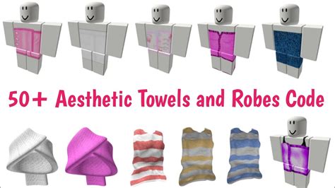 50 Aesthetic Towels And Robes Code For Roblox Berry Avenue 2024