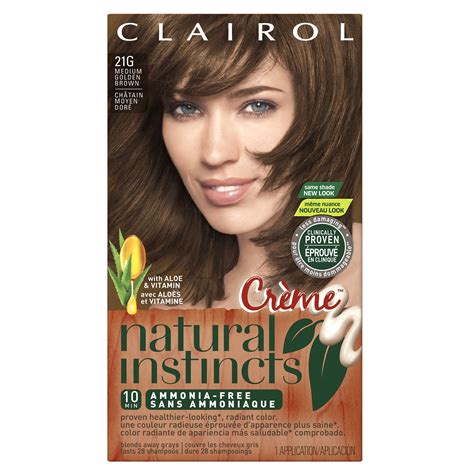 Clairol Natural Instincts Hair Color Crme 21g Caramel Creme Medium