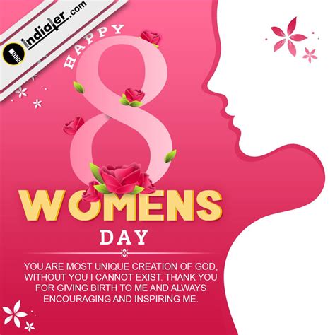 Happy International Womens Day Greetings E Card Psd Free Flyer