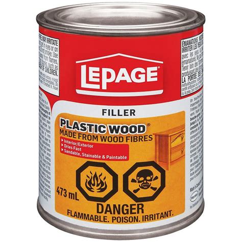 Lepage Lepage Plastic Wood Filler 473 Ml The Home Depot Canada