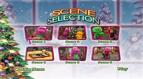 Barney A Very Merry Christmas The Movie 2011 Dvd Menus