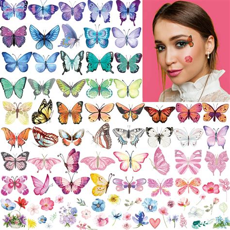 10 Best Temporary Butterfly Tattoos For A Fun And Easy Accessory Hummingbirds Plus