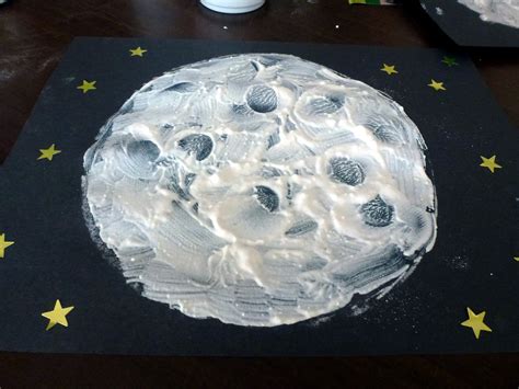 Choices For Children Textured Moon Paintings