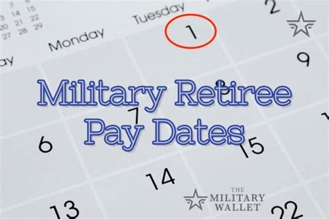 2021 Retired Military Pay Dates And Annuitant Pay Schedule
