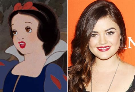 Snow White — Lucy Hale Celebrities Who Look Like Disney Characters