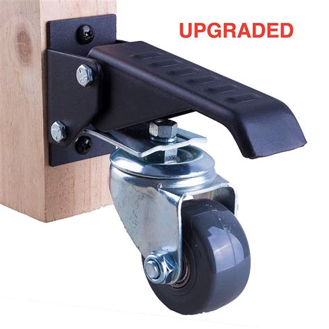Workbench Caster Kit 4 Extra Heavy Duty Retractable Casters 800 Lbs
