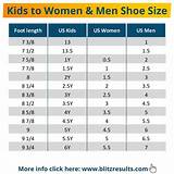 70 Awesome Women's Shoe Size Conversion Chart To Youth - Insectpedia