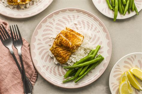 Preheat oven to 425 degrees. Low-Fat Spice-Rubbed Cod Recipe