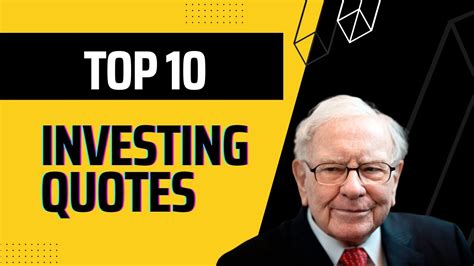 Top 10 Investing Quotes Every Investor Should Know Youtube