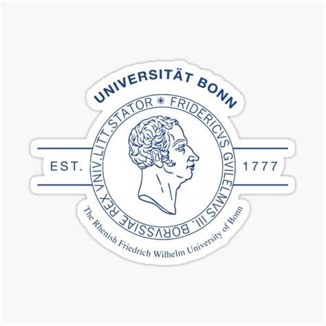 The Rhenish Friedrich Wilhelm University Of Bonn Sticker By Urbantale