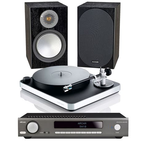 Clearaudio Concept Turntable Package With Arcam Sa10 And Monitor Audio