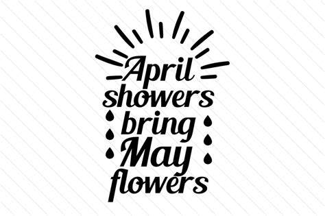 Get under my umbrella, and. April Showers Bring May Flowers (SVG Cut file) by Creative ...
