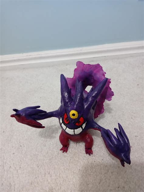 Clay Mega Gengar By Frozenfeather On Deviantart