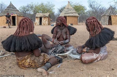 Red Dy For Anything Photos Show Namibia S Isolated Himba Tribe Tribes Women Braids Pictures