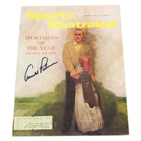 Lot Detail Arnold Palmer Signed January 9 1961 Sports Illustrated