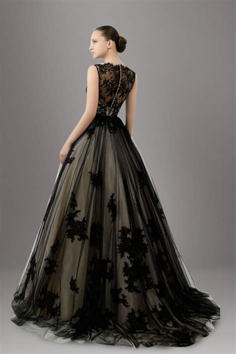 Black wedding dresses are the fashion trend for modern brides. 20 Stunning Black Wedding Dresses Ideas - Wohh Wedding