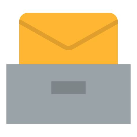 Inbox Iconixar Flat Icon
