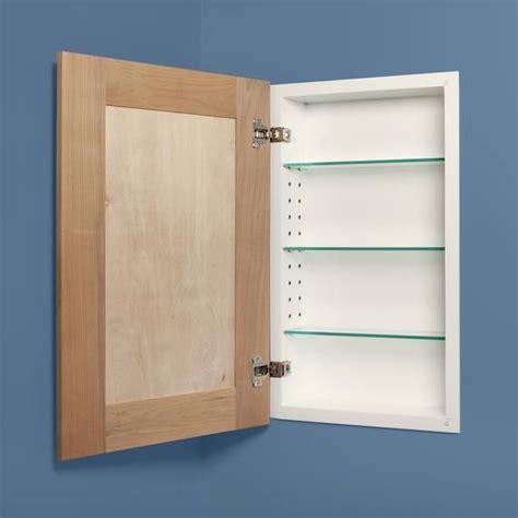 Shaker Style Recessed Medicine Cabinets Available In White Or