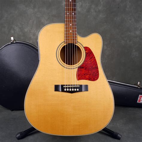 Ibanez Artwood AW100CE Electro-Acoustic Guitar - Natural w/Hard Case ...