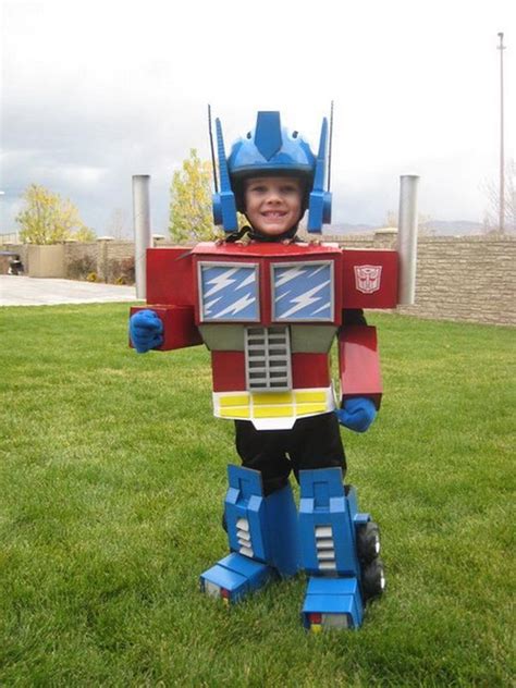 Costume Ideas Optimus Prime Transformer Halloween Pour Enfants