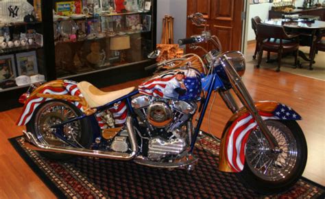1999 Mickey Mantle Harley Davidson Motorcycle Designed By David Mantle