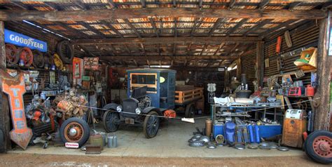 From here, things get trickier. Route 66 Garage | Nicholas | Flickr